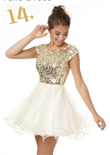 Cap Sleeve Sequin Dress $70 delias.com